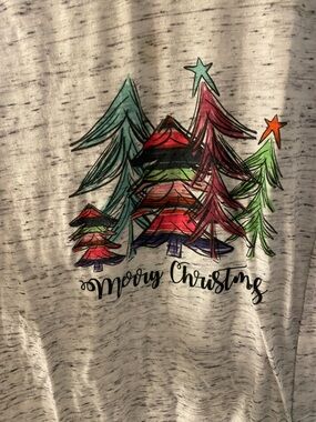 Bella Canvas Holiday Trees Graphic Tee in Green, Red, Purple, Orange, Blue